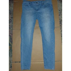 Mott and Bow Jeans Women 29 x 28 Blue Mid Rise Skinny Stretch Denim Pants Preppy